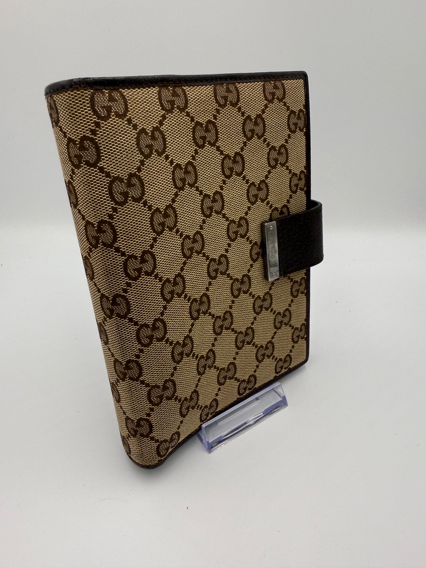 Gucci Uncoated Canvas Agenda MM