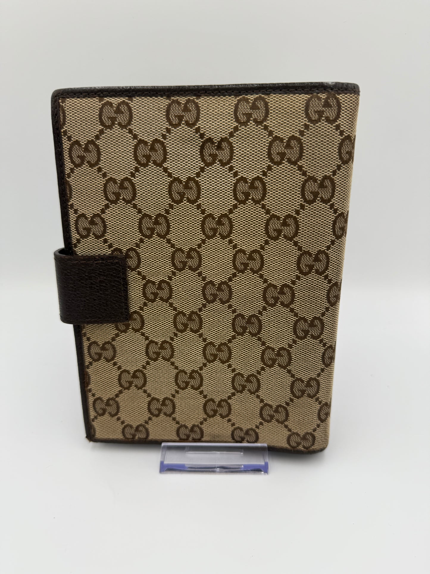 Gucci Uncoated Canvas Agenda MM