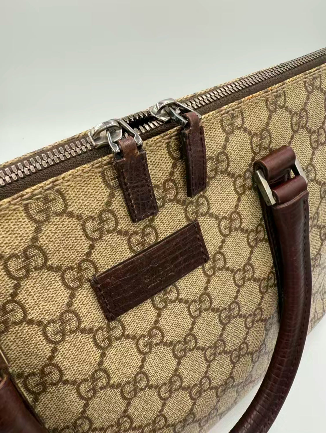 Gucci Guccissima Supreme Coated Canvas Hand Bag