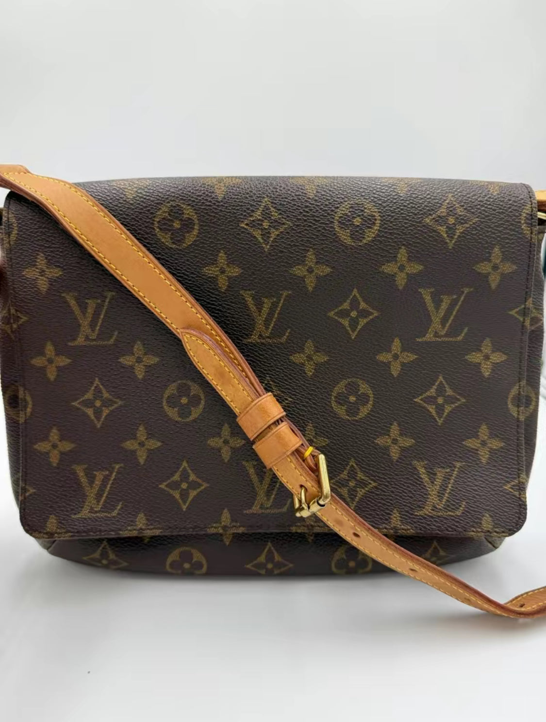 Louis Vuitton Monogram Coated Canvas Musette Tango Shoulder Bag SP0071