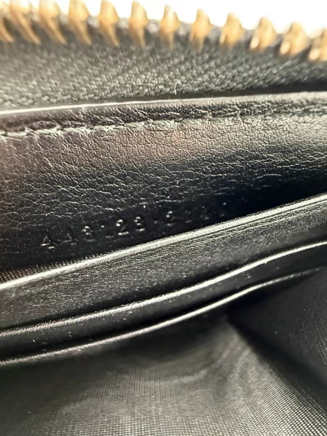 Gucci Multicolored Marmont Leather Zip Around Wallet