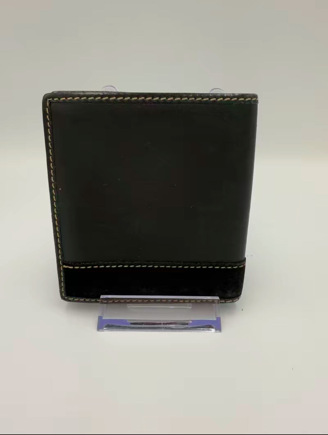 Gucci Black Leather Sherry Line Bifold Wallet