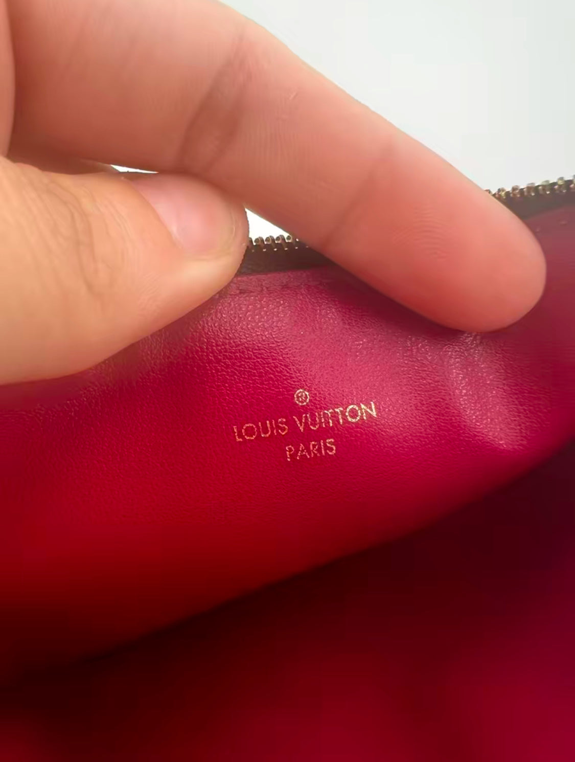 Louis Vuitton Monogram Coated Canvas Long Wallet Pouch