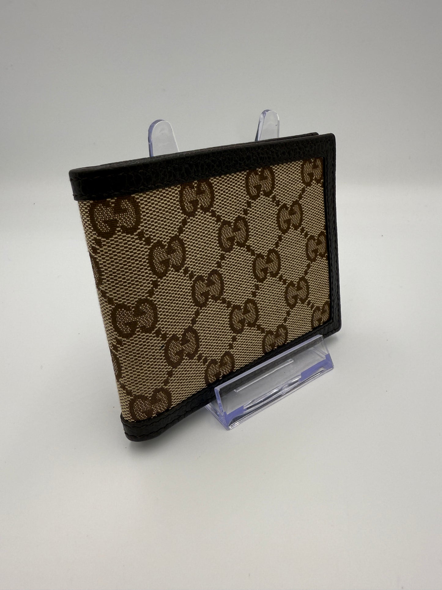 Gucci Uncoated Canvas Bifold Wallet