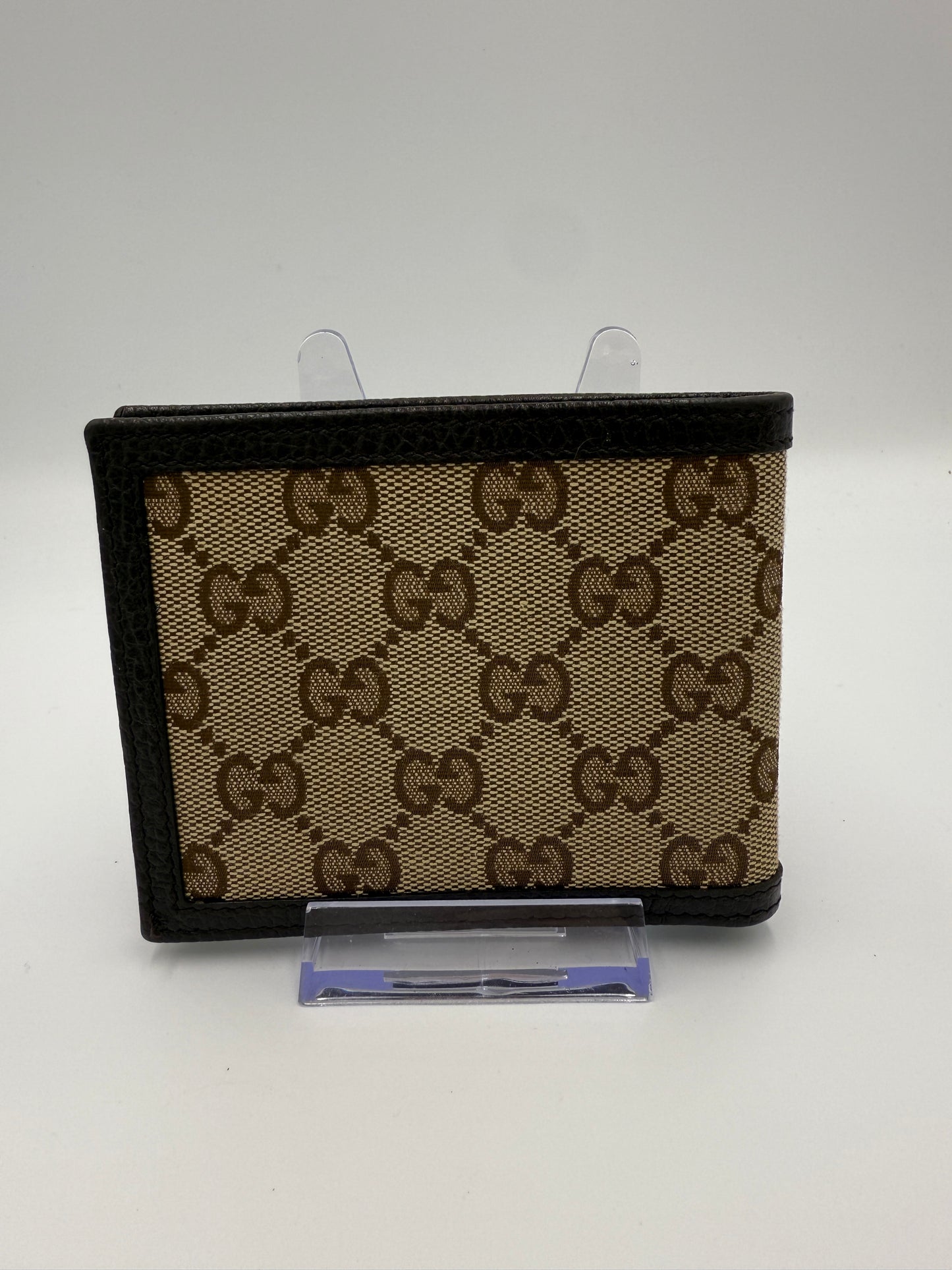 Gucci Uncoated Canvas Bifold Wallet