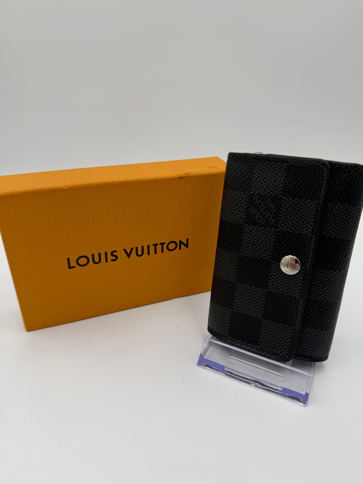 Louis Vuitton Damier Graphite Coated Canvas 6 Key Holder CT0135