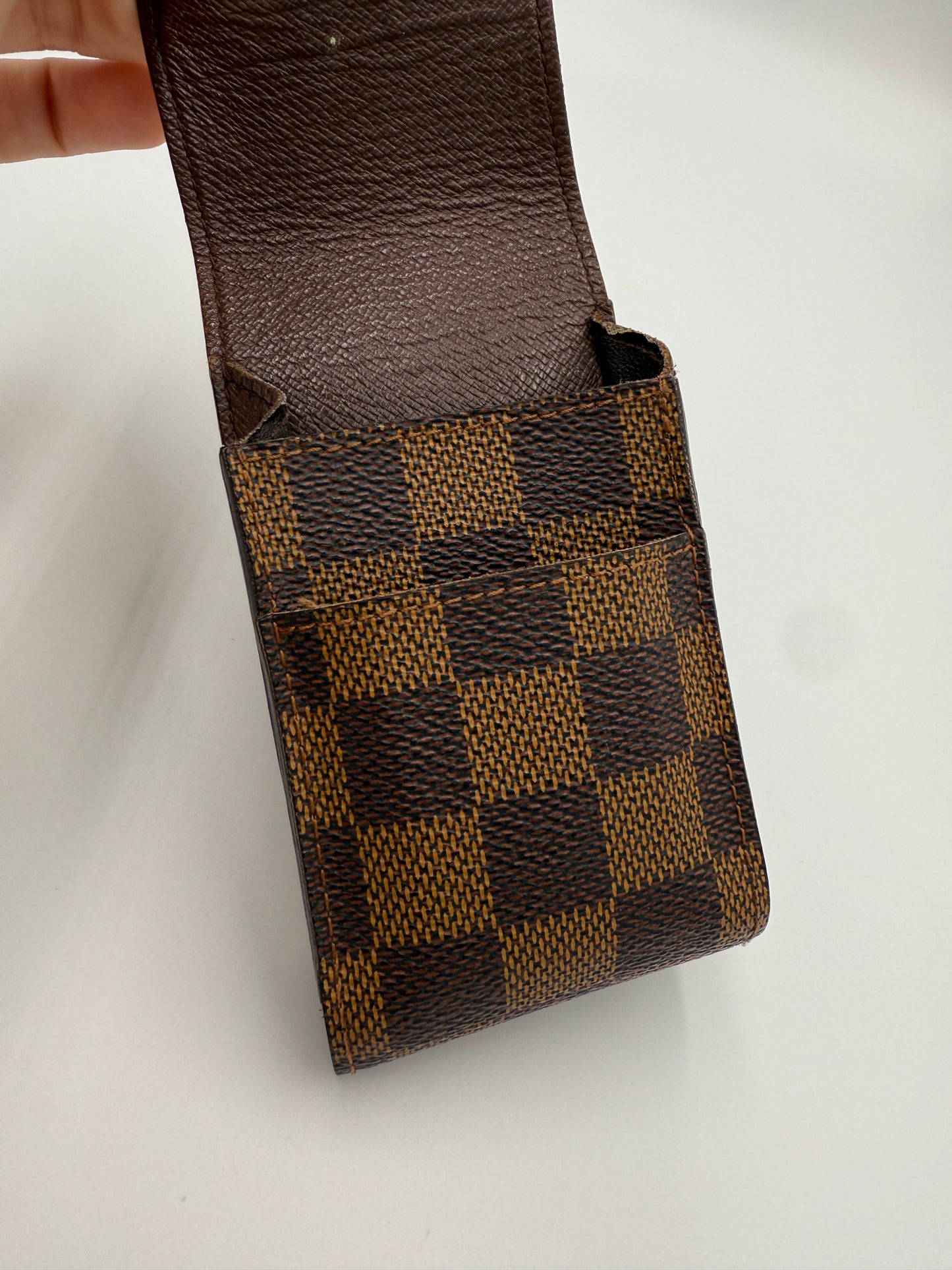 Louis Vuitton Damier Ebene Coated Canvas Cigarette Holder CT1003