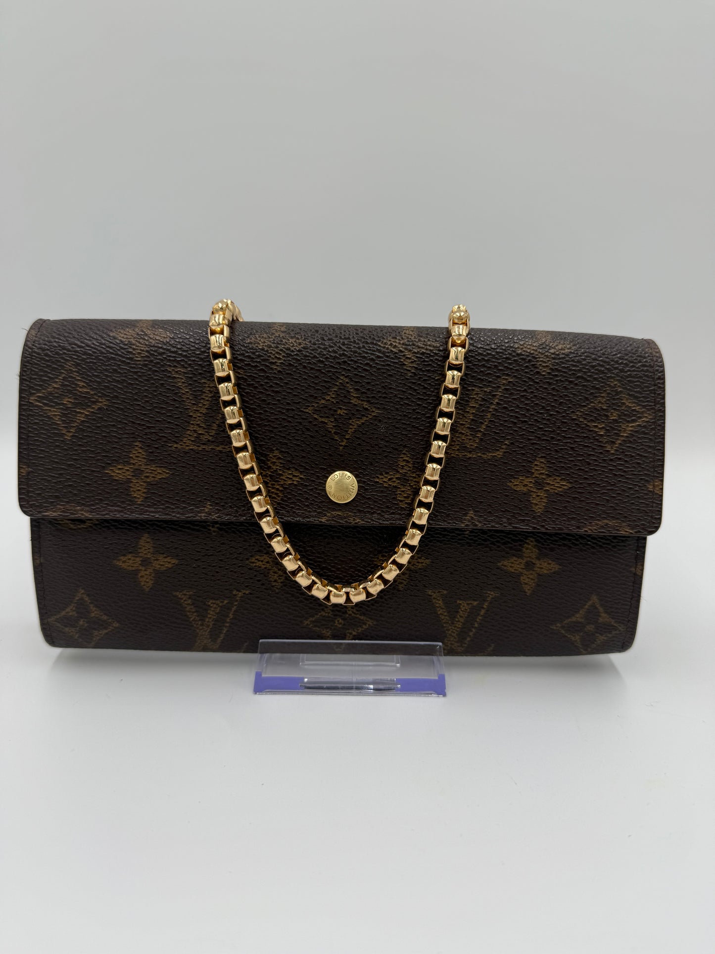 Louis Vuitton Monogram Coated Canvas Sarah Wallet TH0011