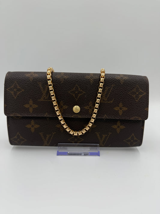 Louis Vuitton Monogram Coated Canvas Sarah Wallet TH0011