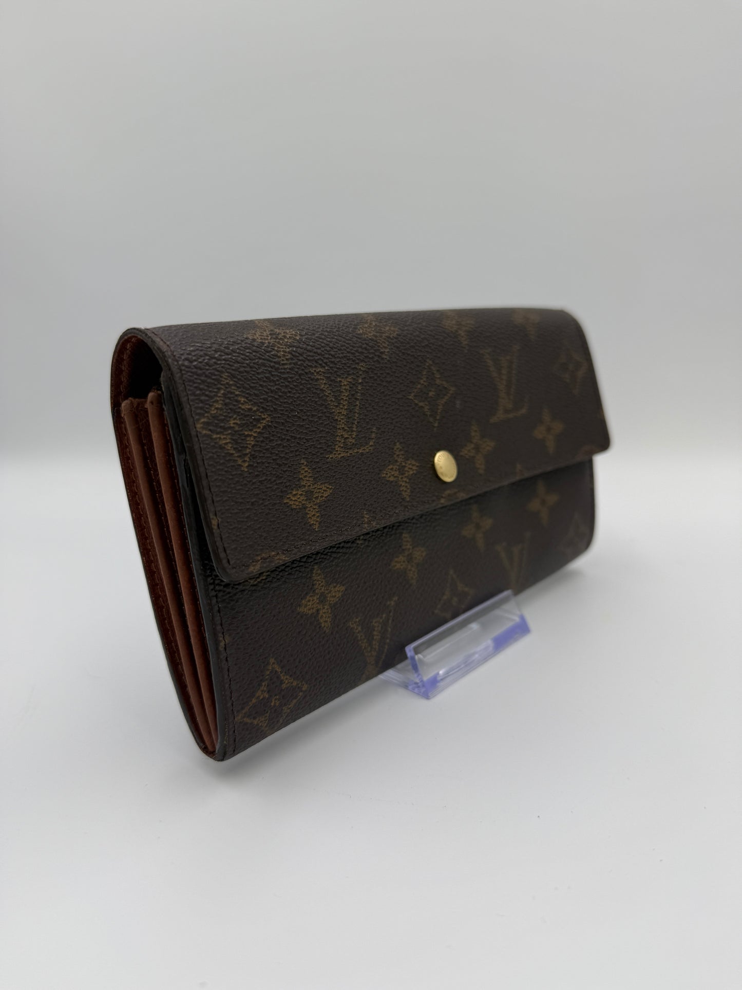 Louis Vuitton Monogram Coated Canvas Sarah Wallet TH0011